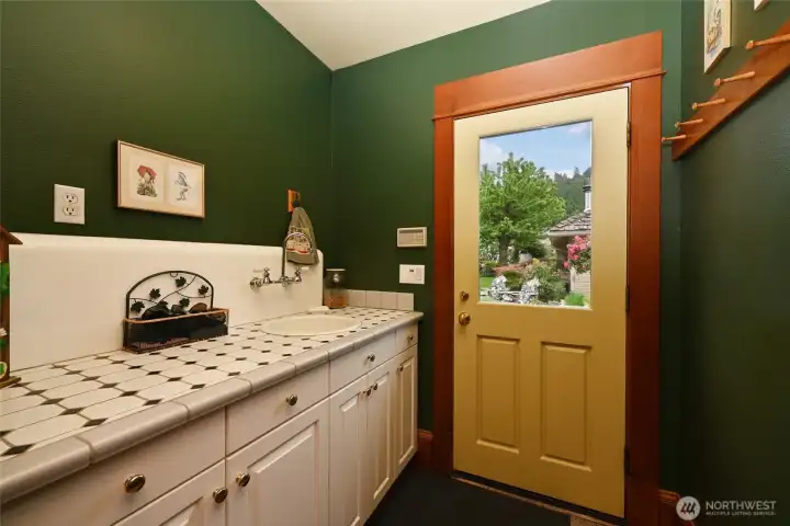 Mud-room entry
