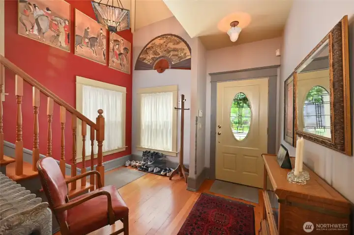 Entry landing into secondary home