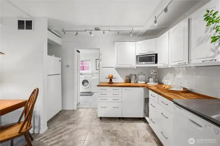 Looking to laundry room