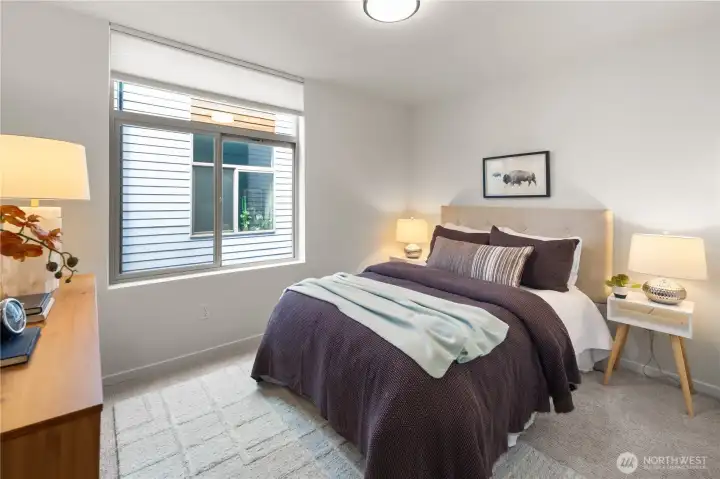 This is bedroom number two on this level.