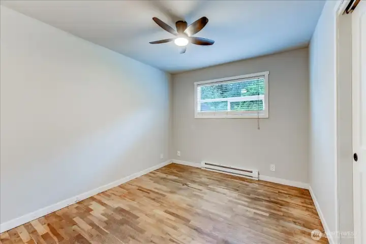 Bedroom 2 with ceiling fan Bedroom 2 with ceiling fan
