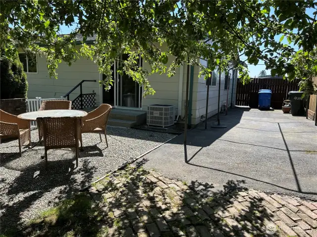 East side of home with the RV parking. Enjoy the patio in your park-like backyard. So peacefull & Serene.