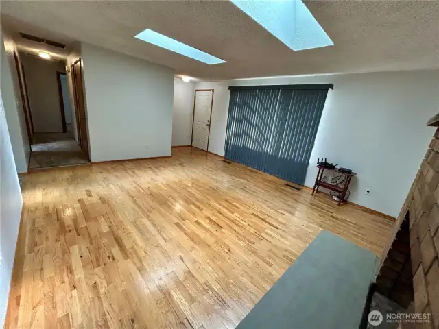 Entry Door Opens Into The Spacious Living Room. Guest Closet Across From Door.