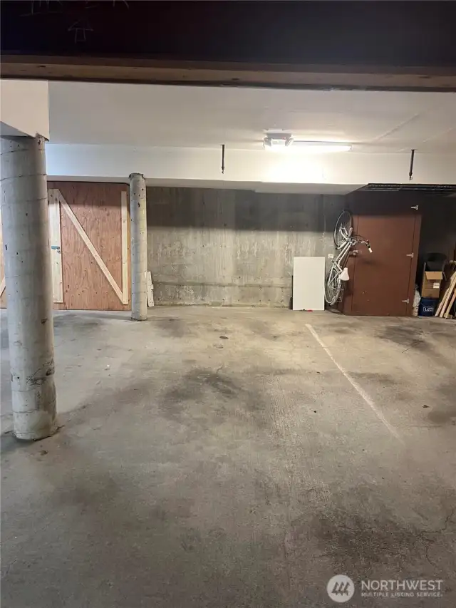 Parking space in shared garage