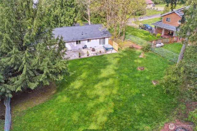 Back yard.
