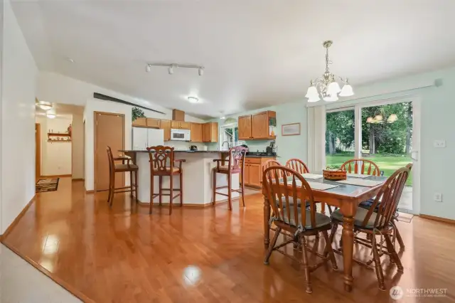 Beautiful hardwood floors.
