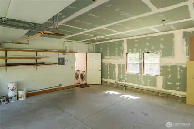 Garage and entry to pantry/laundry room