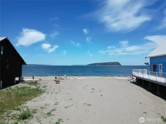 Looking at the South end of Camano Island.