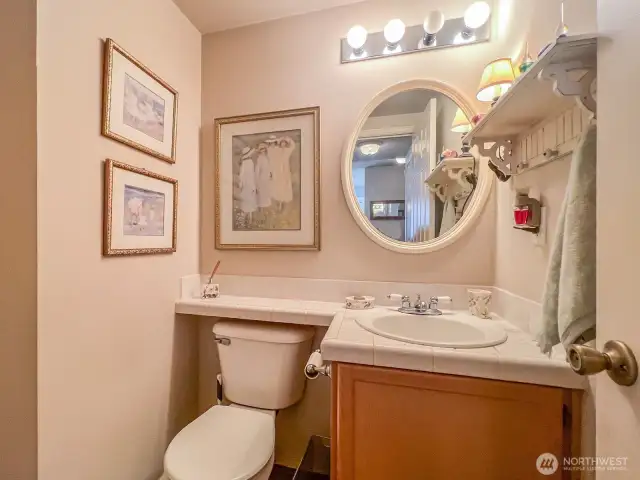 downstairs guest 1/2 bath