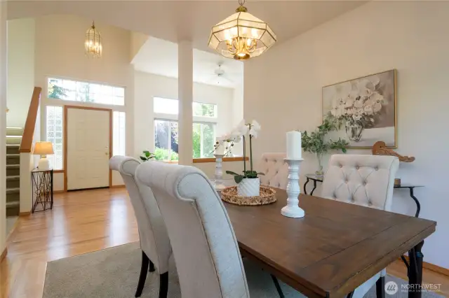 Ideal for intimate dinners or special occasions, the formal dining area adds a touch of refinement to your hosting experience.