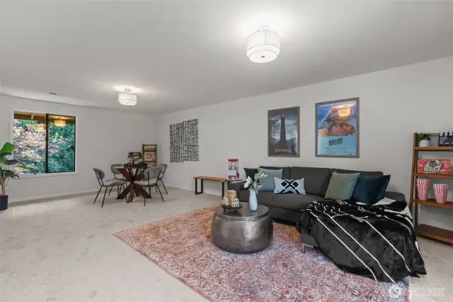 The bonus room is so generous, maybe carve out a 4th bedroom and still have a bonus room?