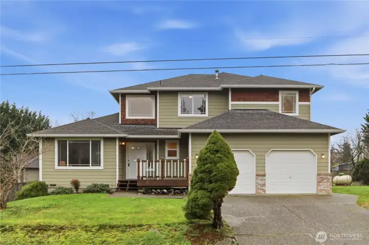 Front of home facing West