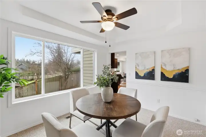Formal dining kitchen entry