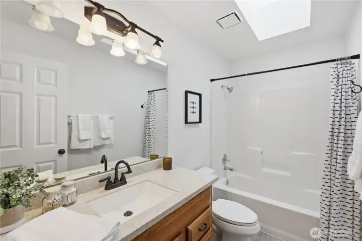 Main full bath upper level