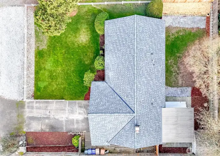 Large lot with plenty of room for all