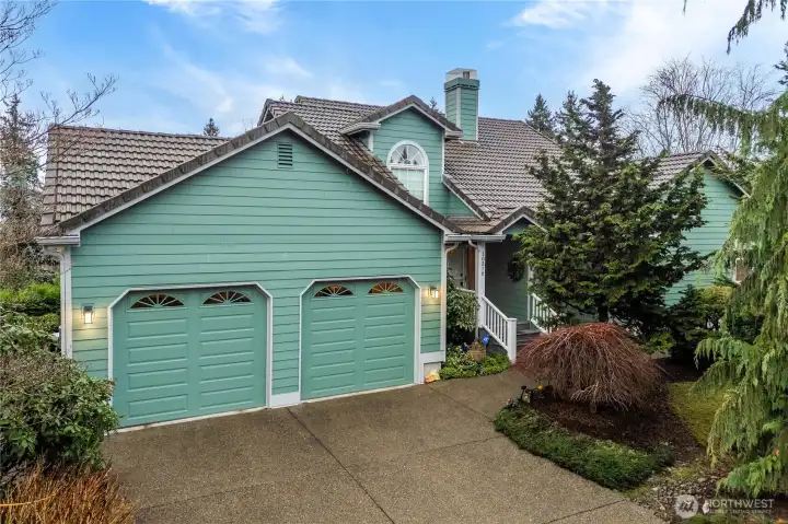 Professionally landscaped.