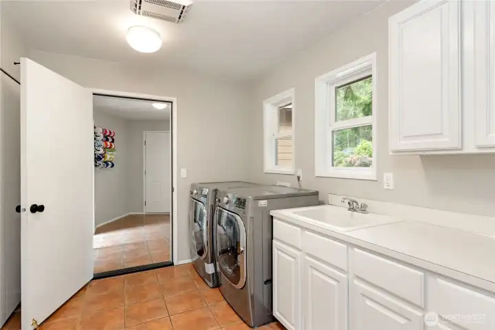 Spacious Laundry Area