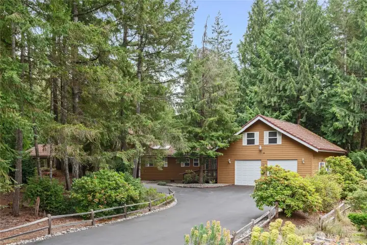 Front of the house from the street.