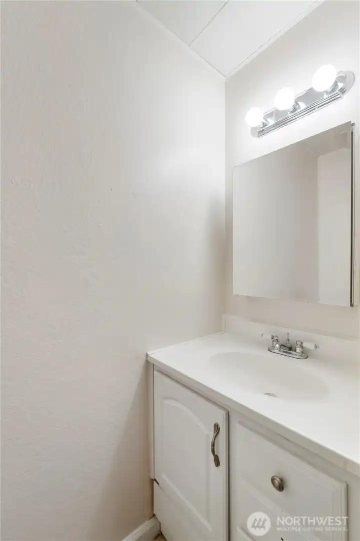 Half bath off primary