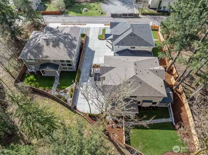 Tucked away and surrounded by nature.