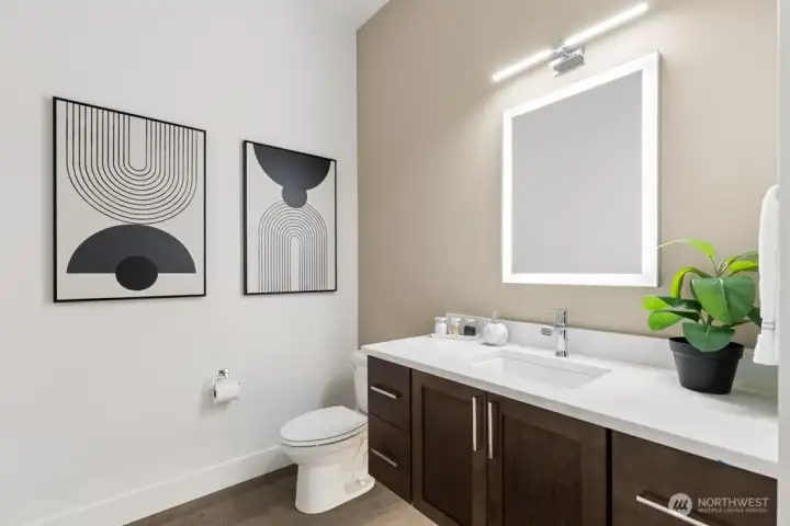 Main floor powder room.