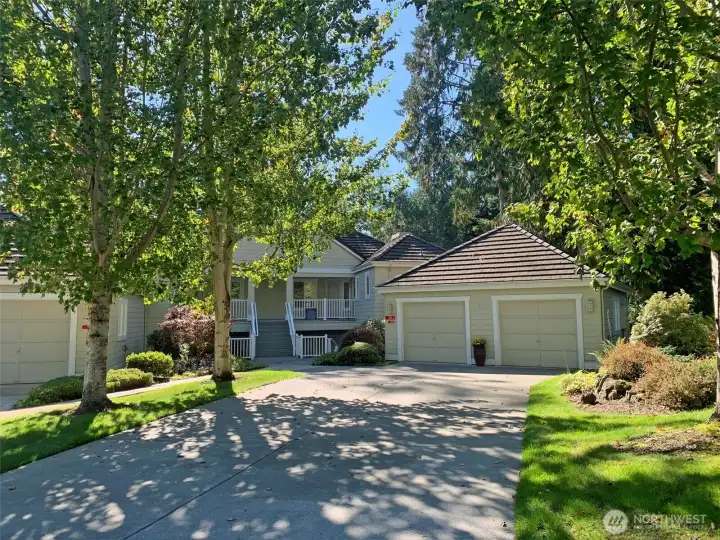 Situated across from the Bay Club, you'll find this hidden gem complete with a long driveway and a one car garage. Easy care condo living at it's best!