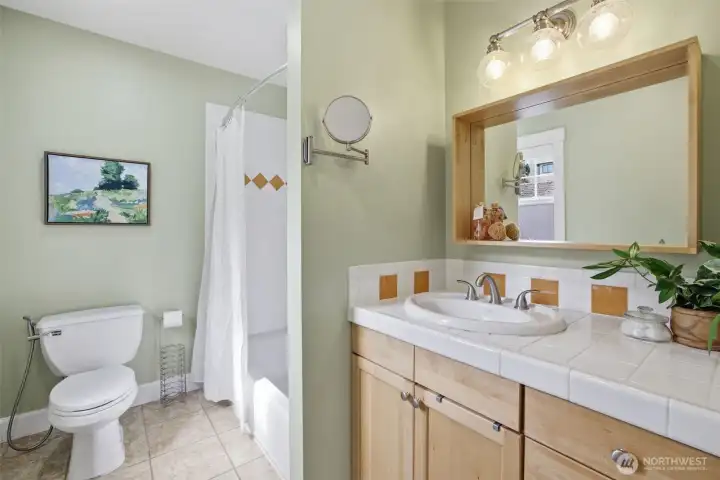 Full bath off of primary.