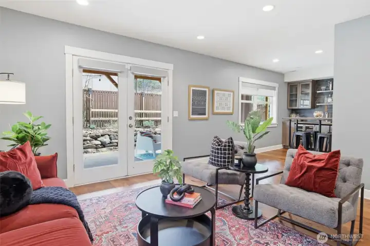 Room for all your enterntainment needs.