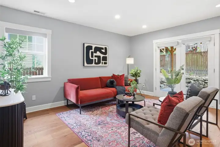 Plenty of room for TV, games and fun.