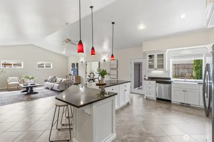 High vaulted Ceilings