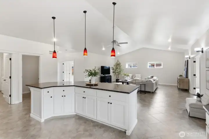 Spacious and airy feel