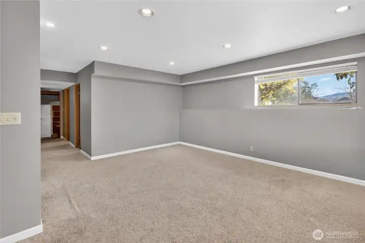 Basement living space Basement living space