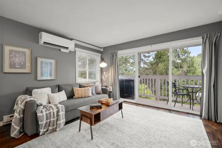 Condo Even Includes AC for Those Warm PNW Days