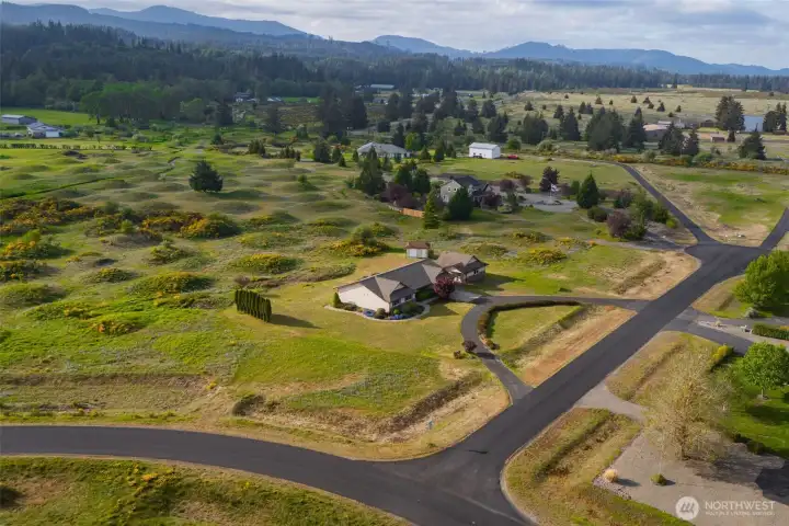 Incredible setting, nestled among the scenic Mima Mounds.