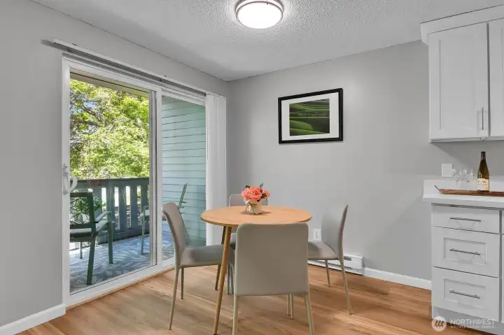 Dining Room with Deck Access