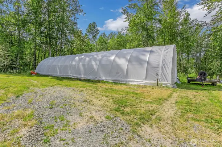 85'x30'x15' Single Truss Arch Shelter 85'x30'x15' Single Truss Arch Shelter