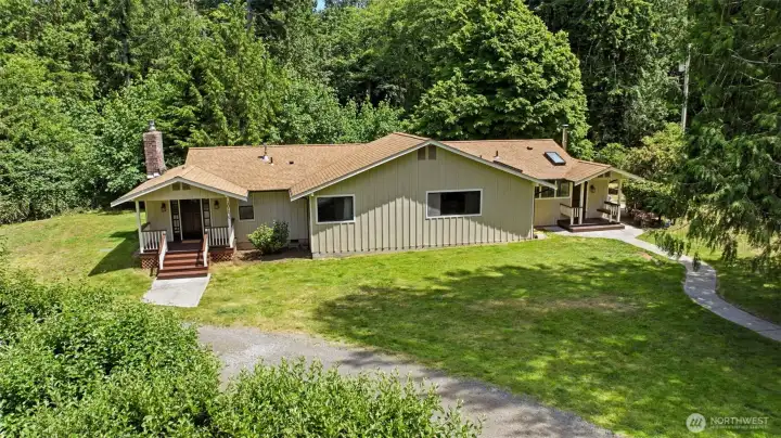 This 2,040 sqft rambler perfectly blends peaceful country living with close-to-town convenience. The home was built in 1940, but lovingly updated to keep it's charm & character.
