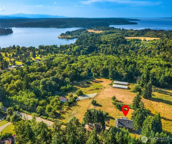 5 Acres of pastoral, sound and mountain views