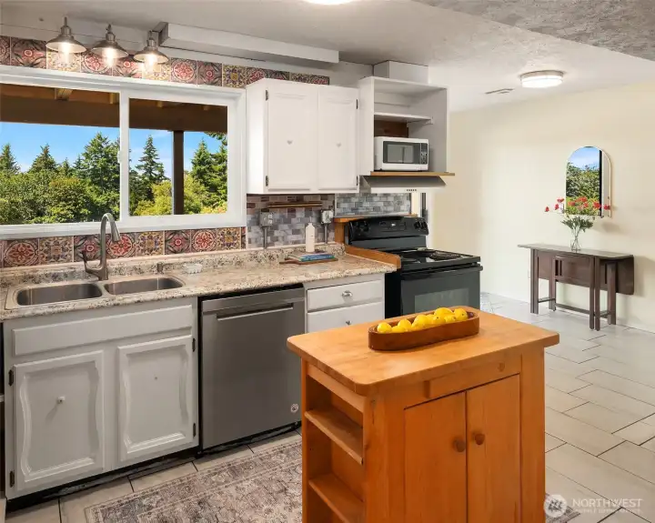 Lower level kitchen