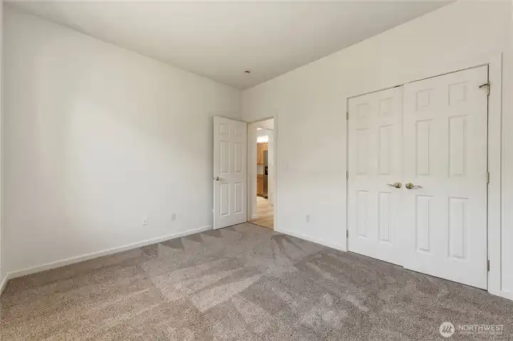 Bedroom #2 with french door closet