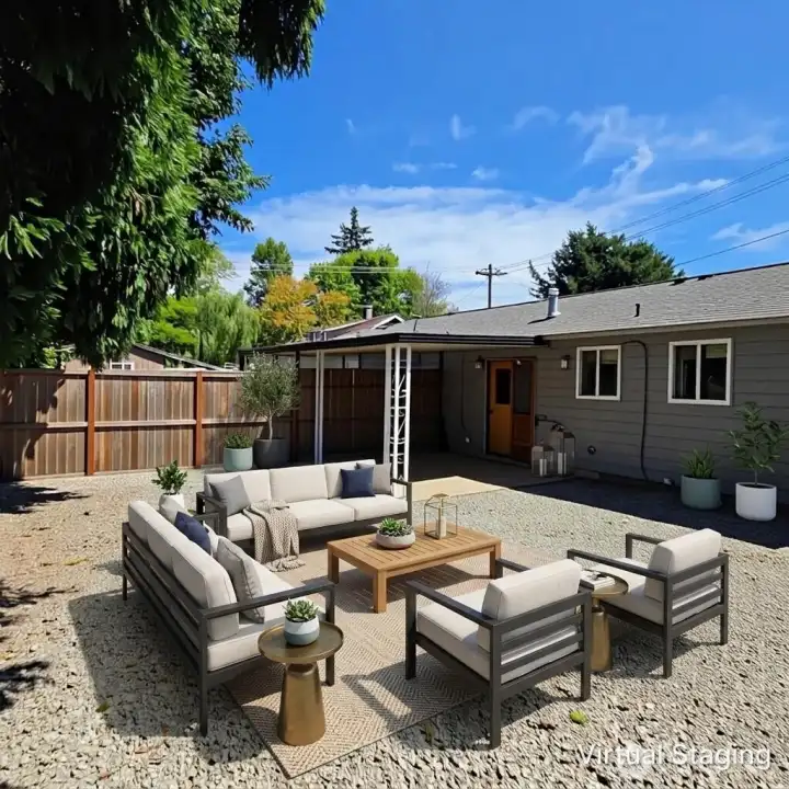 VIRTUALLY STAGED BACKYARD