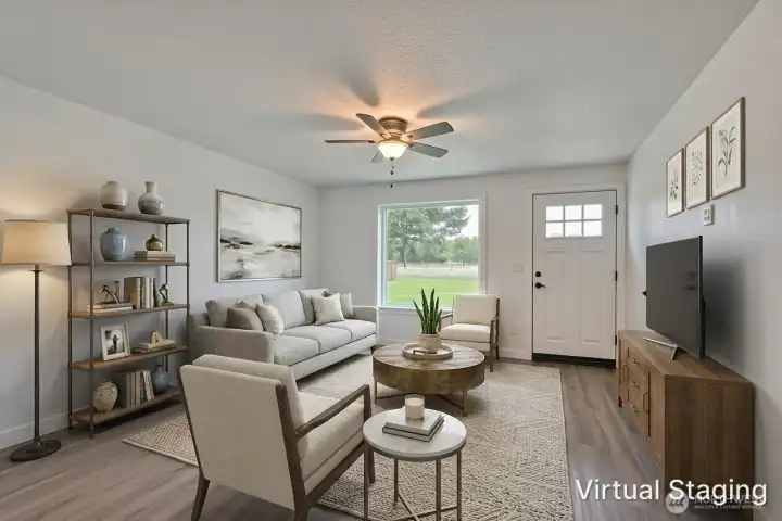 VIRTUAL STAGING LIVING ROOM
