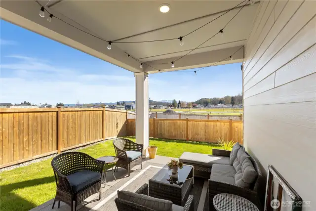 Nice covered patio