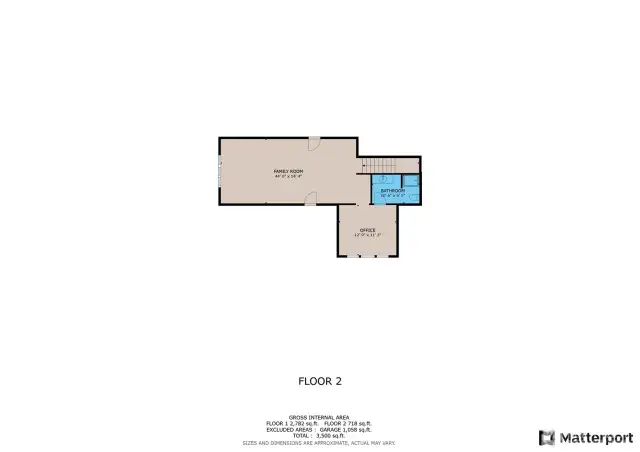 Bonus suite above garage...extended family? Game room? Media room?