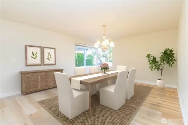 Virtually staged to help visualize the space.