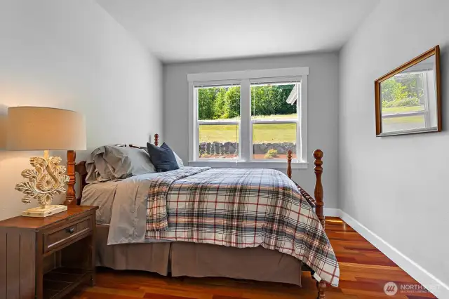 Main level bedroom. Taken when house was occupied