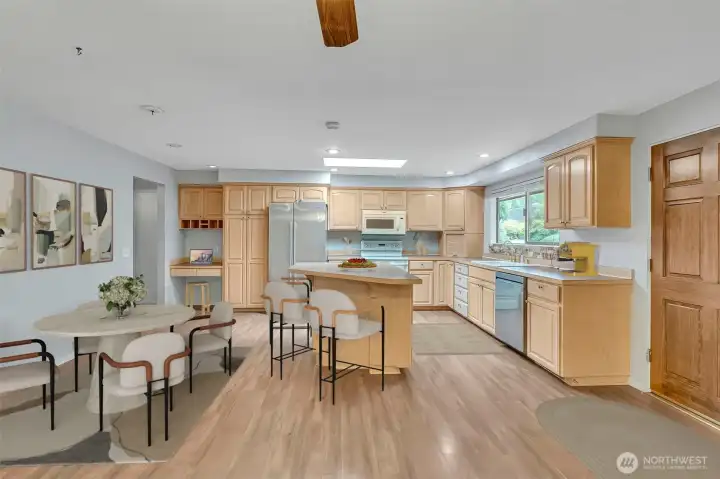 Kitchen virtually staged Kitchen virtually staged