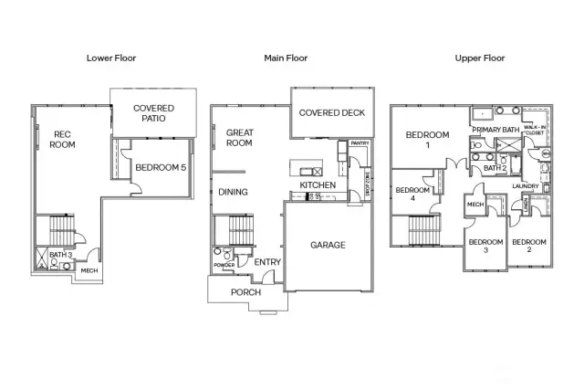 The Darlington plan offers 3 levels of luxury living!