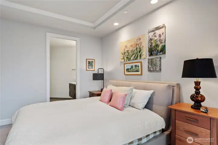 Primary suite with ensuite bath and thoughtful design details for everyday comfort