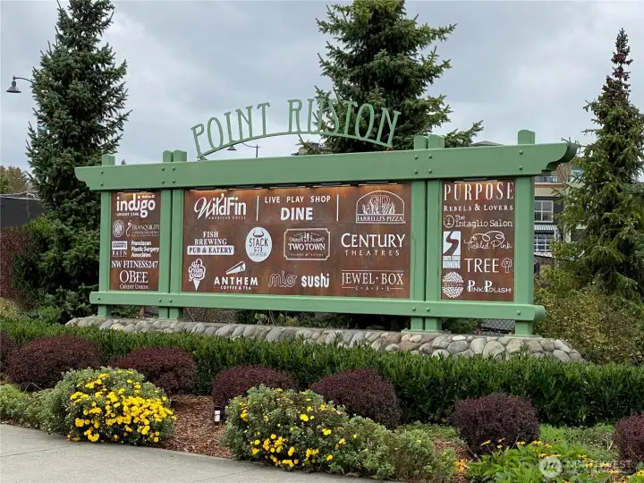 Point Ruston offers fine dining, boutique shops, movie theaters, and a walkable, vibrant, elevated waterfront lifestyle just outside your door.